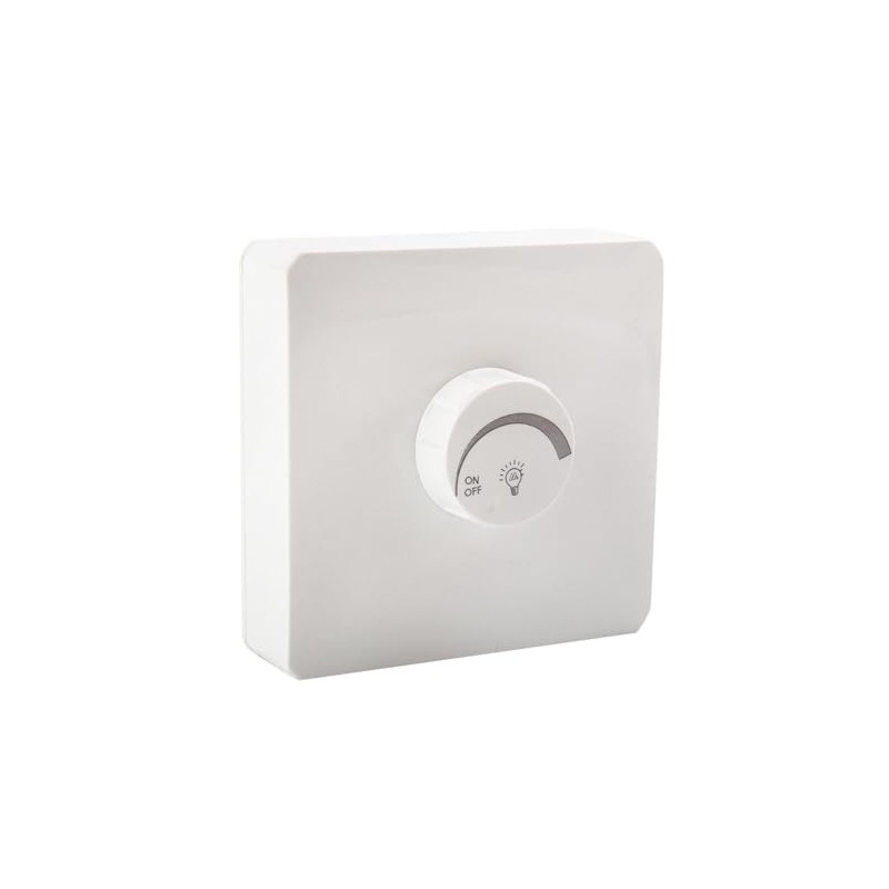LED Dimmer Switch Surface-Mounted White for Dimmable LED Lamp 1