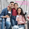 Porta Pasaporte y Visa Mexicano Funda Pasaporte con 10 Compartimientos