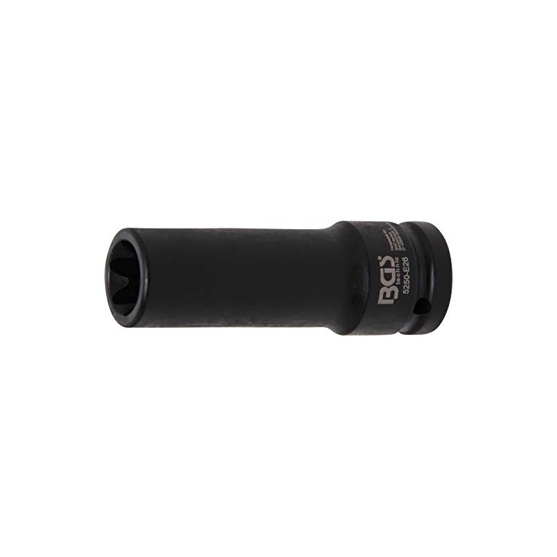 BGS 5250-E26 | Impact Socket E-Type, deep | 20 mm