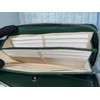 GUODI HL-10042 Long Wallet, Round Zipper, Card Case, Python, Genuine