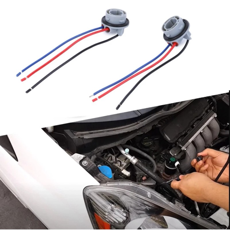 Unbranded 2PCS 1157 2357 LED Pig Tail Plug Stop Brake