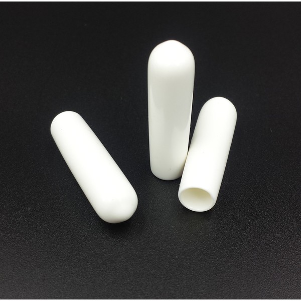 .234 x 1.125 Round Vinyl White Anchor Protectors for Hurricane/Storm Anchors (Bag of 40)