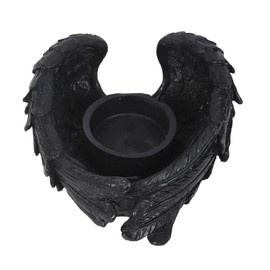 Raven Wings Tea Light Holder - Gothic Design Shaped Like Raven Wings - Perfect for Mysterious Atmosphere - Ideal for Dark, Dramatic Decoration - Durable and High Quality Workmanship