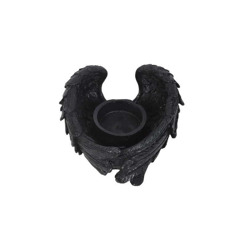 Raven Wings Tea Light Holder - Gothic Design Shaped Like