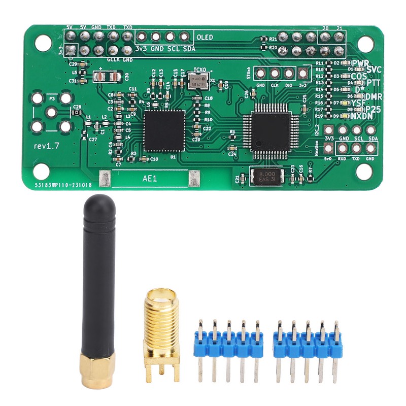 MMDVM Hotspot Board PCB 32 Bit 10mW RF DMR YSF