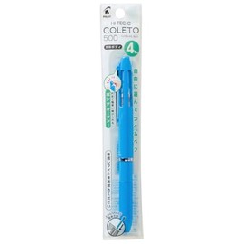 Pilot PLHKC50CLB Hi-Tec C Coleto 500 Multi-functional Pen, For Body 4 Colors, Light Blue