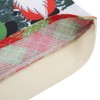 4pcs Chair Covers Soft Elastic Stretch Santa Claus Pattern Dining