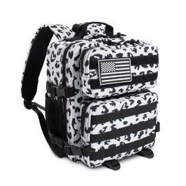 CtopxCone Tactical Military Backpack for Men and Women Army Assault Pack Bag Small Rucksack with Bottle Holder Work Gym Bag, 12l Heart Print, 12L, Modern, Custom