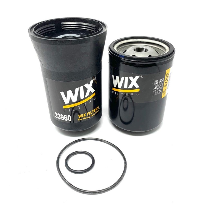CFKIT Filter Kit Wix 33960 Fuel/Water Separator & 57202 Lube