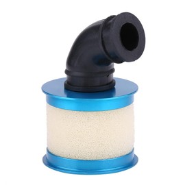 RC Car Air Filter HSP Sponge Durable Aluminum Alloy 1:10 Compatible Model Car (Blue)