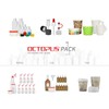 Octopus 3x 2500 ml wide mouth bottles with screw top,