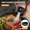 Electric Salt and Pepper Grinder Set USB Rechargeable with LED