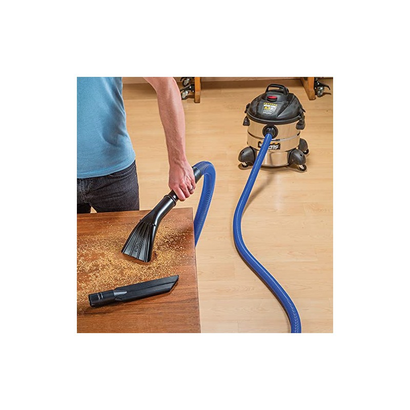 Dust Right® 12' Heavy-Duty Shop Vacuum Hose Kit