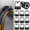 Shimeyao 10 Pcs Magnetic Fasteners, 3/4" Magnetic Cable Holder Magnet