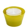 Spaas 6 Conical Tealight Holders, Autumn Yellow