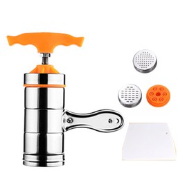 Manual Noodle Maker Multi Functional Stainless Steel Pasta Press Maker for Home Use