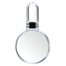 Danielle Creations 5.5-Inch Folding 2-Sided Hand Mirror, 10x Magnification, Acrylic