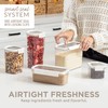 Bentgo Pantry - 10-Piece Airtight Food Storage Containers, Clear, Stackable