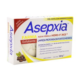 Asepxia Jabón de Tocador Exfoliante , 100 g