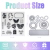 Plstod Cutting Dies Novelties, Stamp and Die Set, 2025 Cutting