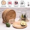 JOWE Round Wooden Kitchen Chopping Board in Oak | Oak