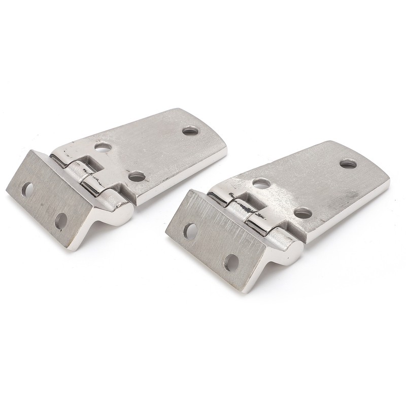 2Pcs Boat Hinges Stainless Steel Ship Door Durable Polishing AntiRust