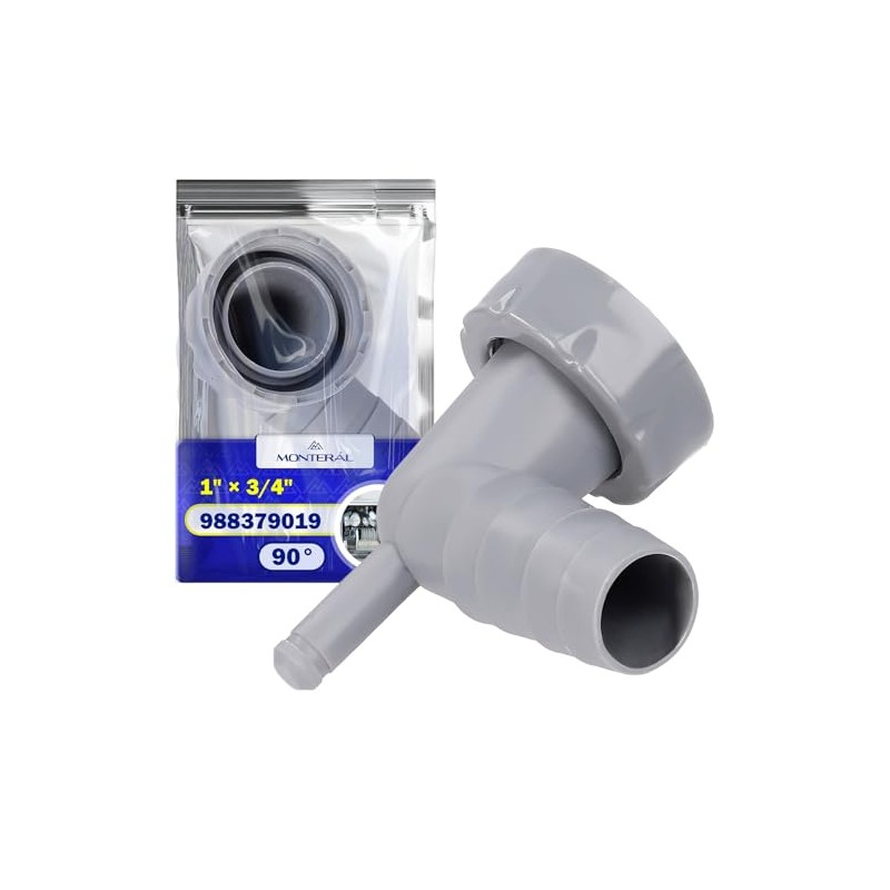 Spalme 988379019 Drain Fitting for Washing Machine and Dishwasher with