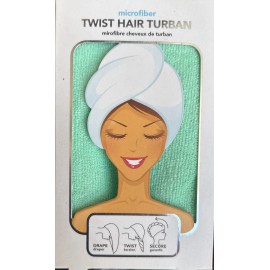 Unbranded Microfiber twist hair turban towel