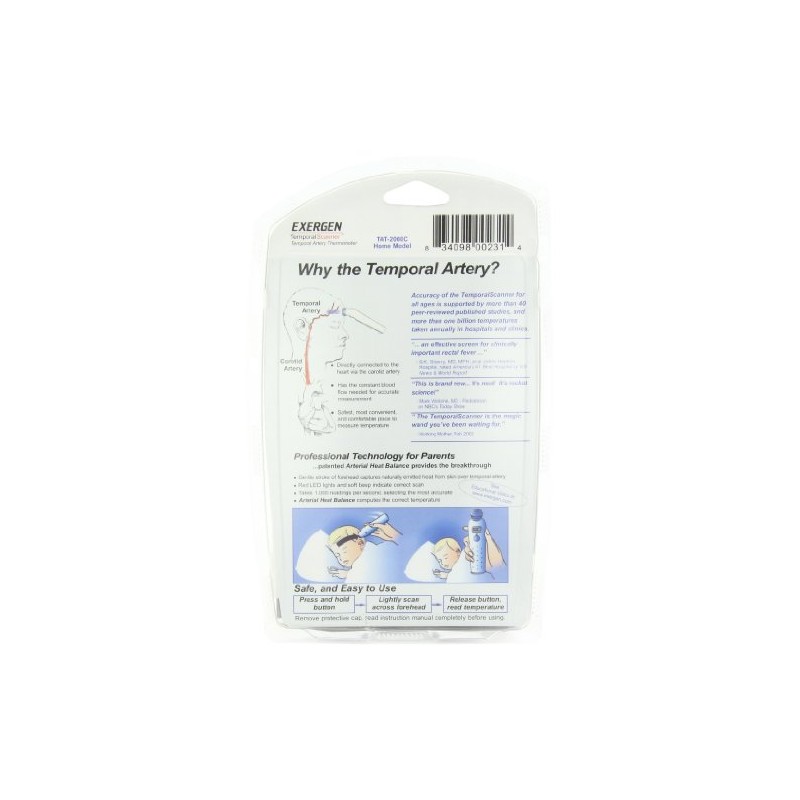 Exergen Thermometer, Temporal Scanner 1 thermometer