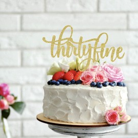 Decoración para tarta de Treinta Fina, decoración para tarta de Treinta y Cinco, decoración para tarta de cumpleaños, decoración para tarta de 35, cumpleaños hito