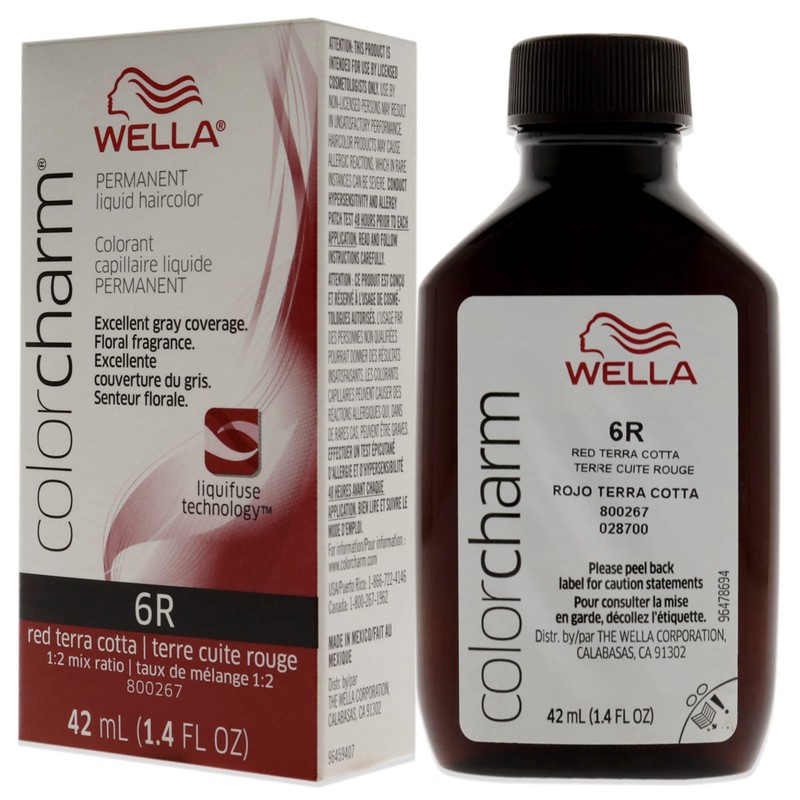 Wella Color Charm Liquid Haircolor - 6R Canyon Reds -