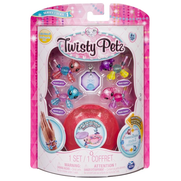 Twisty Petz – Babies 4-Pack Kitties and Puppies Collectible Bracelet Set for Kids