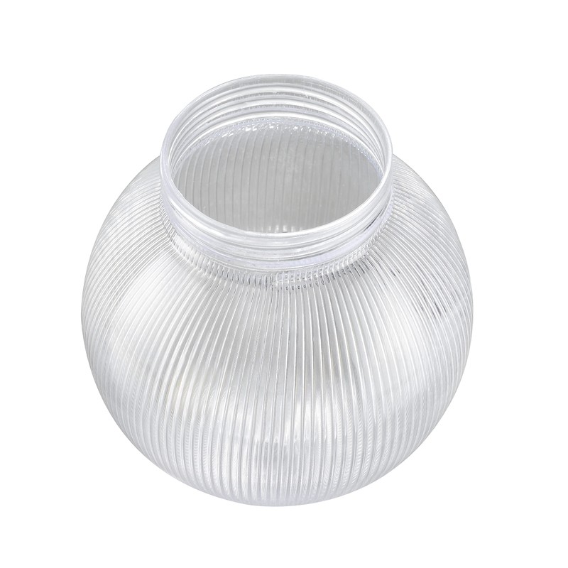 Aspen Creative 28001-75-21, 6" Clear Prismatic Acrylic Replacement Lamp Post