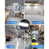 THECHAM IP66 Waterproof 45W LED Shop Lights, 5400LM 6000K Daylight
