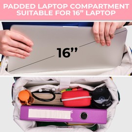 Nurse Bag Has 21 Pockets. Medical Bag is Big and Waterproof. Used as Utility Tote, Diaper Bag, Daily Work Bag