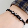 Fuqimanman2020 2Pcs WWJD Woven Wristbands Bracelet Adjustable Rope Beaded Bracelet