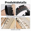 Pack of 4 Bookmark Ruler, A5 Page Marker Ruler, Folder,