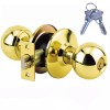 Grade 2 – Store Room Door Knob Keyed Alike Brass + 2 Keys GR2BR