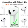 BLUEWALL Fit in Case Eartips Compatible with AirPods 4 Earbuds