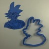 Cuticuter Goku Dragon Ball Cookie Cutter Blue CGGOKU