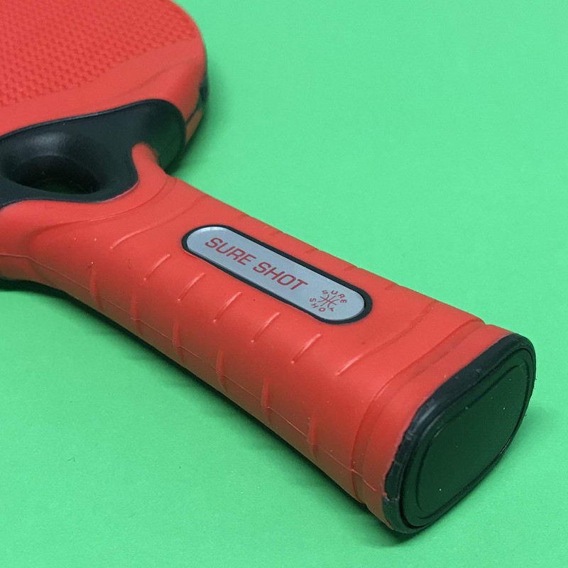 Sure Shot Matthew Syed Outdoor Table Tennis Bat, Red, One