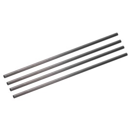 sourcing map 4Pcs Carbon Fiber Tube 2 x 5 x 200mm Pultruded Carbon Fiber Tubing for RC Airplane Kite Wing Tube Quadcopter Arm