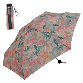 KiU Compact Umbrella, KiU Compact Umbrella, Folding Umbrella, Rain Umbrella, For Rain or Shine, UV Protection, Lightweight, Mini, Compact, Simple, Stylish, Unisex, Unisex, Bright Tiger K417-360