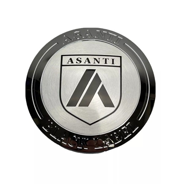 Asanti Black Label Chrome Snap In Wheel Center Cap 1534S01/C01