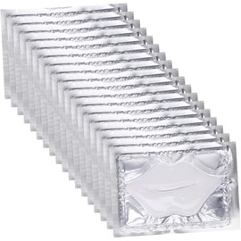 VICASKY Almohadillas Labiales de Gel para Humectar y Exfoliar, 25 Piezas Fibra Vegetal, Mascarilla Hidratante para Labios Secos en Viajes y Regalos