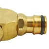 Laroal Y Splitter Hose Splitter 3 Way Brass Hose Quick