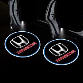 KLIFE LIMITED 2Pcs LED Car Door Welcome Light HD Projector Lamp Accessories For Honda Civic Fit Accord City Vezel CR-V S660 Odyssey HR-V:_HONDA