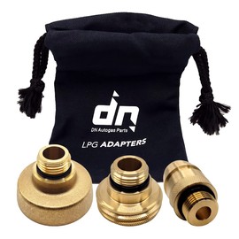 Gomet LPG GPL Car Gas Tank Refill Adapter Set M22 for All Europe Acme Dish Eurozzle with a Bag RHT