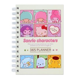 Generic New Version Cute Kitty Melody Friends 365 Daily Planner, 5 x 7 inches, Hard Cover (Ivory)