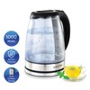 EUROSTAR EKG1808BK 1.8L Glass Electric Kettle,Black